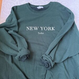 Green New York Soho Sweatshirt